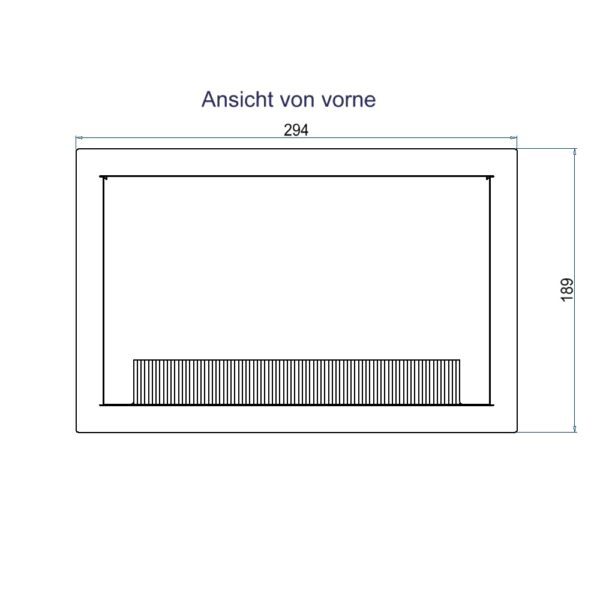 Produktbild WAD 146 461  -  Wandauslass WAD Rahmen mit Klappdeckel Typ 46, Chromstahl geschliffen